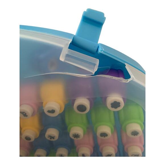 60 piece art paper stamper set kit punch out scrapbooking craft - Picture 5 of 7